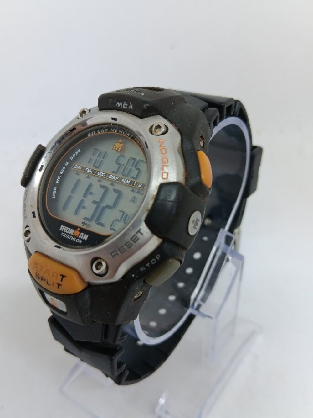 Timex Ironman Triathlon Shock T5H031 Men's 44mm Digital Activity Watch PLS READ